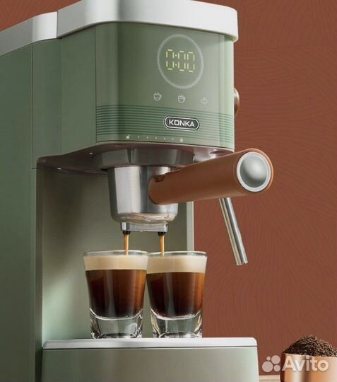 Кофеварка konka капсульная и рожковая
