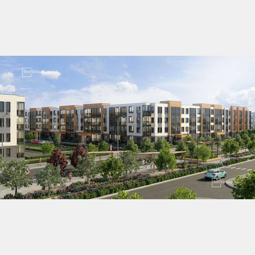 1-к. квартира, 35,6 м², 1/4 эт.