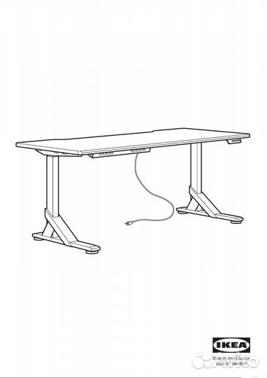 Уппспель Столешница и Подстолье IKEA