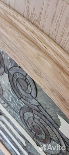 Витраж в дубовой раме