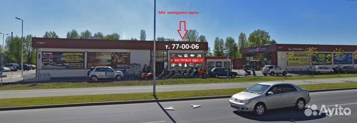Компрессометр Satra бензин+рез. адаптер 2шт