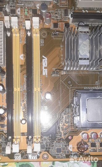 Материнская плата P5B-E с чпу intel COR 2 DUO