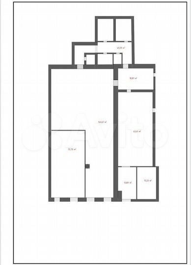 Торговая площадь, 55.7 м²