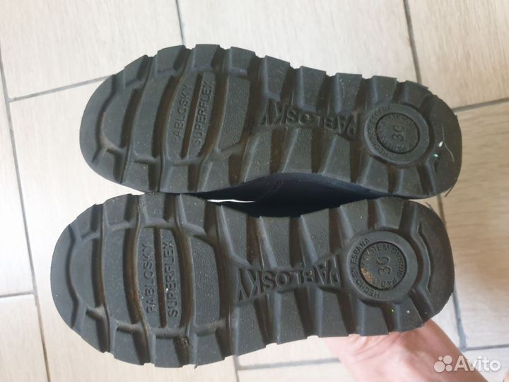 Ортопедические кожаные ботинки Palblosky