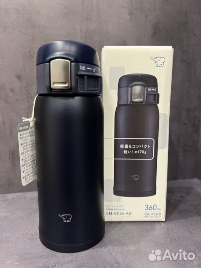 Термос синий Zojirushi 360мл