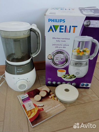 Пароварка блендер philips avent 4 в 1