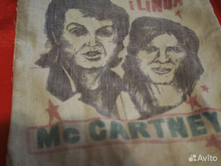 Сумка винтаж ссср,абба,пол макартни