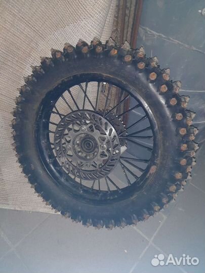Зимние колеса 17/14 шипованная резина питбайк