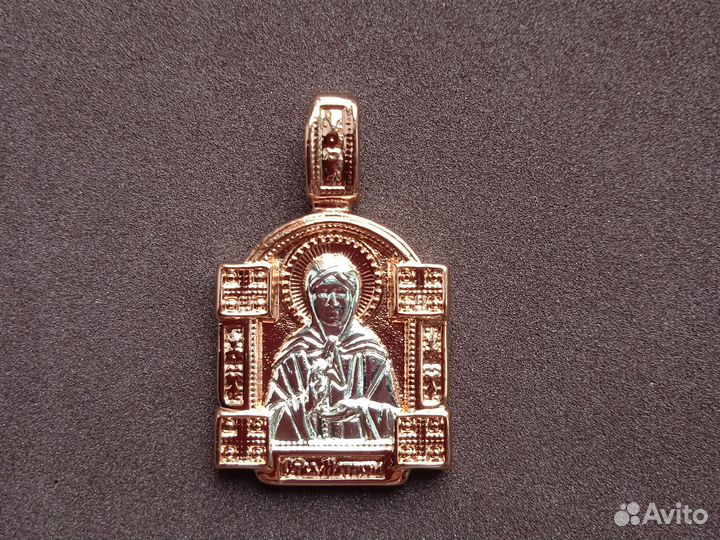 Кулон позолота