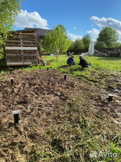 Фундамент винтовые сваи