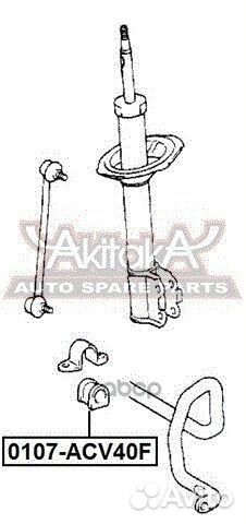 Втулка стабилизатора перед прав/лев