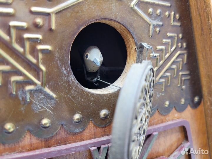 Часы настенные ходики с боем Маяк с кукушкой