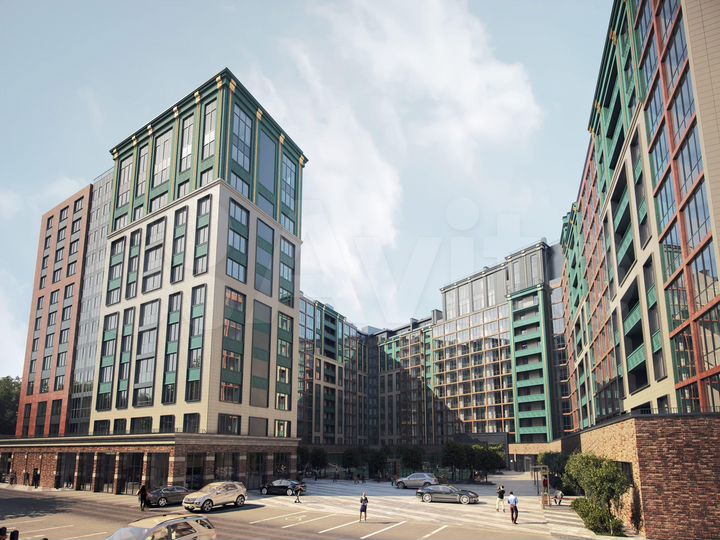 2-к. квартира, 60,6 м², 6/12 эт.