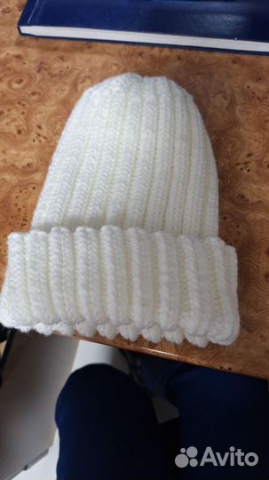 Шапка зимняя женская вязанная