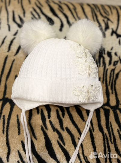 Шапка зимняя детская для девочки