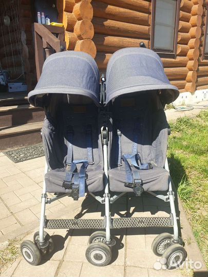 Коляска прогулочная для двойни Maclaren
