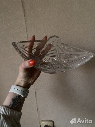 Ваза хрустальная СССР