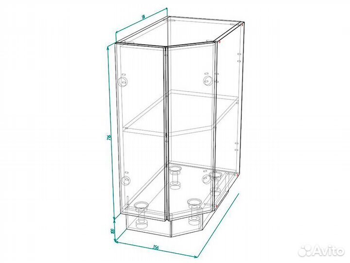 Кухня София Лондон фасад шнт 360 корпус шнт 360 бе