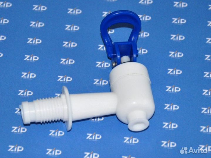 Кран кулера внешняя резьба KL003 (синий)