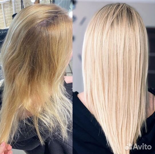 Модель на окрашивание волос