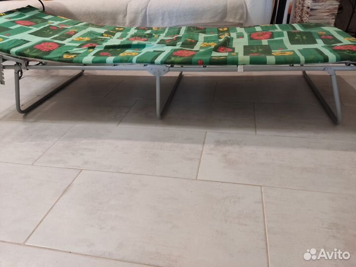 Раскладушка с матрасом бу