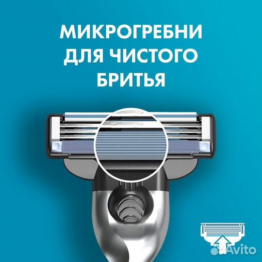 Кассеты Gillette Mach3, 4шт
