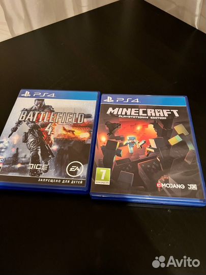 Игровая приставка ps4 с играми