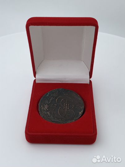 Монета 5 копеек 1773 год