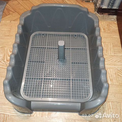 Лоток туалет для собак со столбиком