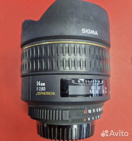 Объектив Sigma 14mm f 2.8 D EX HSM Nikon