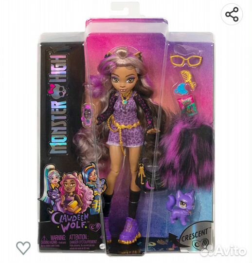 Кукла Monster High Clawdeen Wolf Fashion Doll