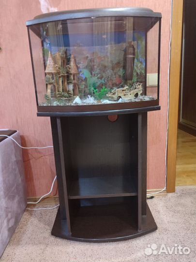 Аквариум с тумбой