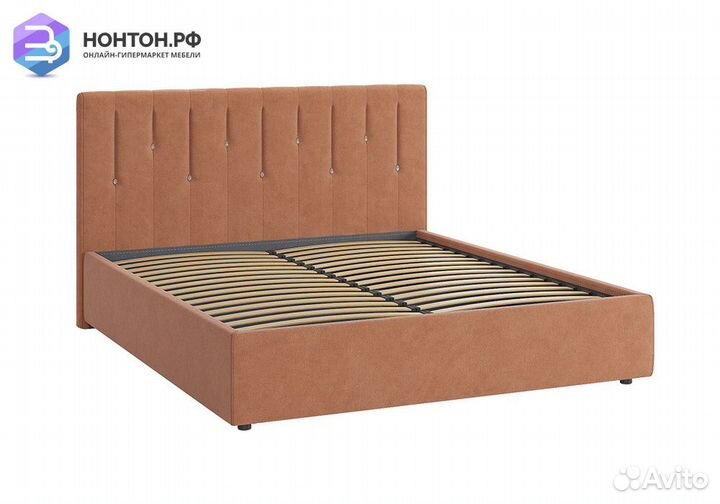 Кровать Кристи 2 1.6 м персик