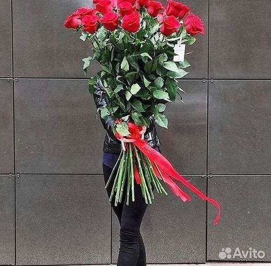 Высокие Розы Гиганты Доставка Круглосуточно