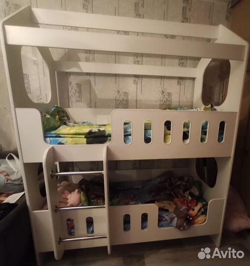 Двухъярусная кровать домик бу