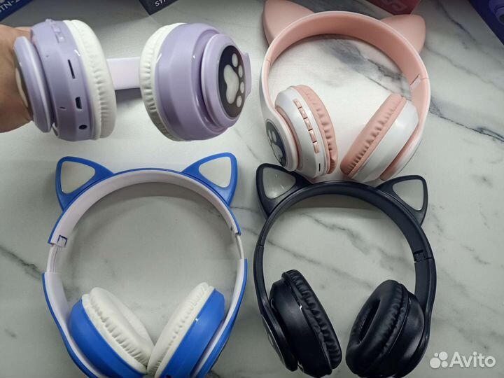 Новые детские беспровод блютуз наушники светящиеся