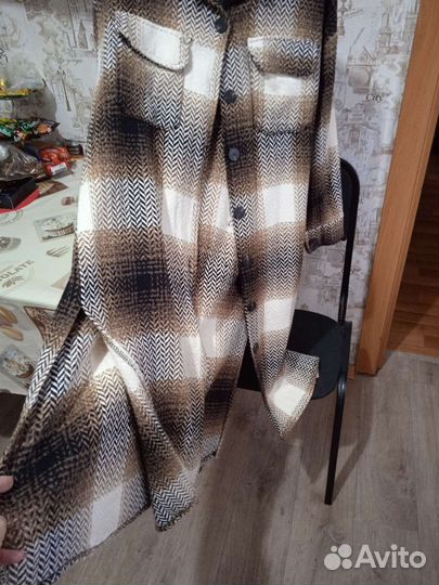 Кардиган- рубашка или летнее пальто женское