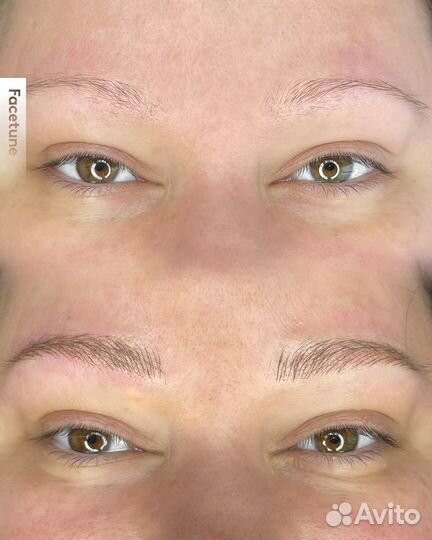 ПМ бровей микроблейдинг (волоски в ручной технике)