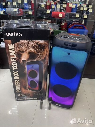 Bluetooth колонка Perfeo Power BOX 120Вт