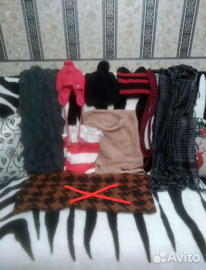 Шарфы, шапки, снуды