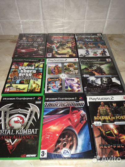 Диски ps 1, ps2