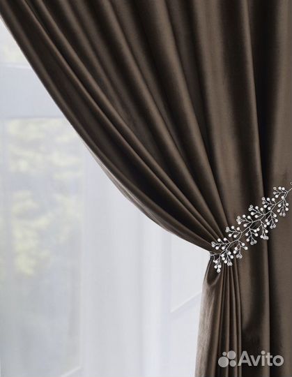 Шторы новые Бархат Премиум (Пошив штор)