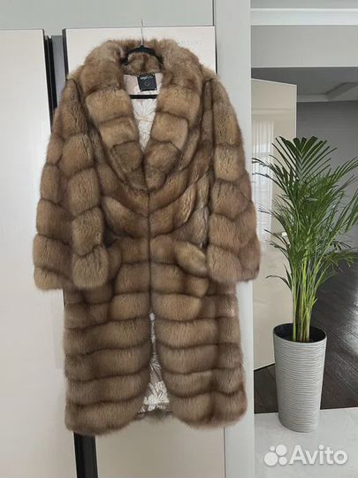Шуба канадская куница под соболя размер м