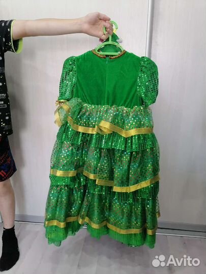 Платье-костюм ёлочки