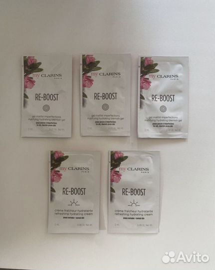 Пробники кремов clarins