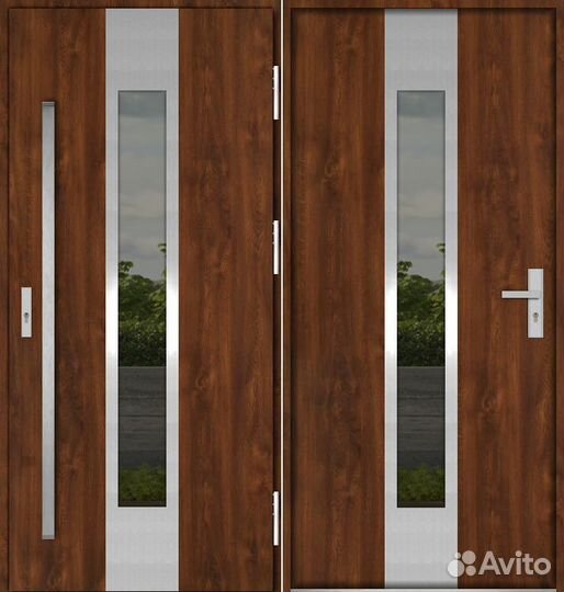 Уличная входная дверь с терморазрывом T6056