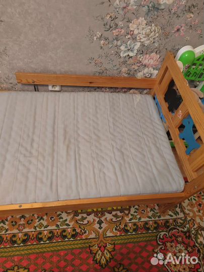 Детская кровать от 3 лет с матрасом бу