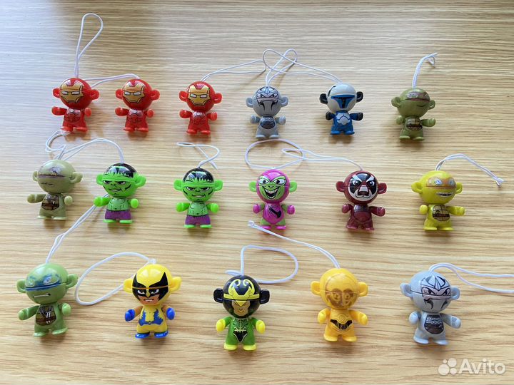 Киндер игрушки разные много