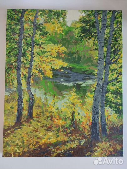 Картина на холсте осенний пейзаж