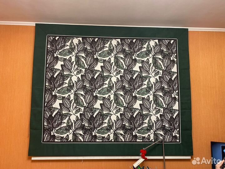 Римская штора с карнизом